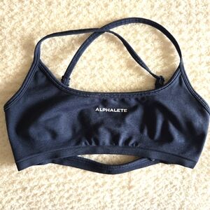 Alphalete amplify cross back bra